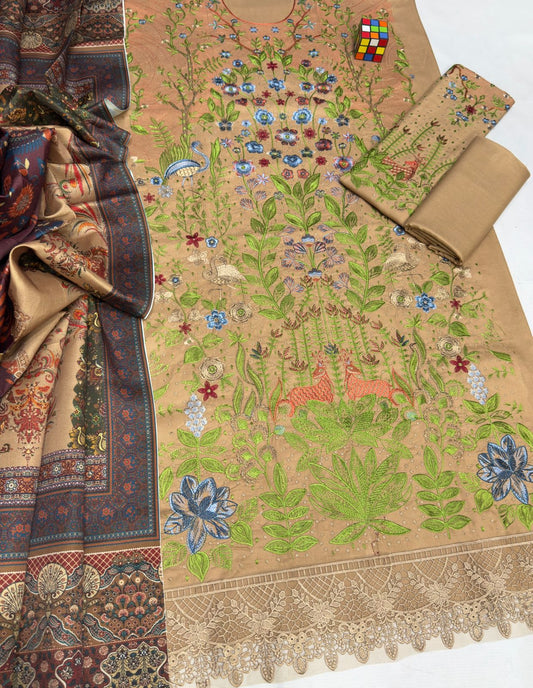 Maria B. 5146 Best Quality Pure 💯 Dhanak Stuff