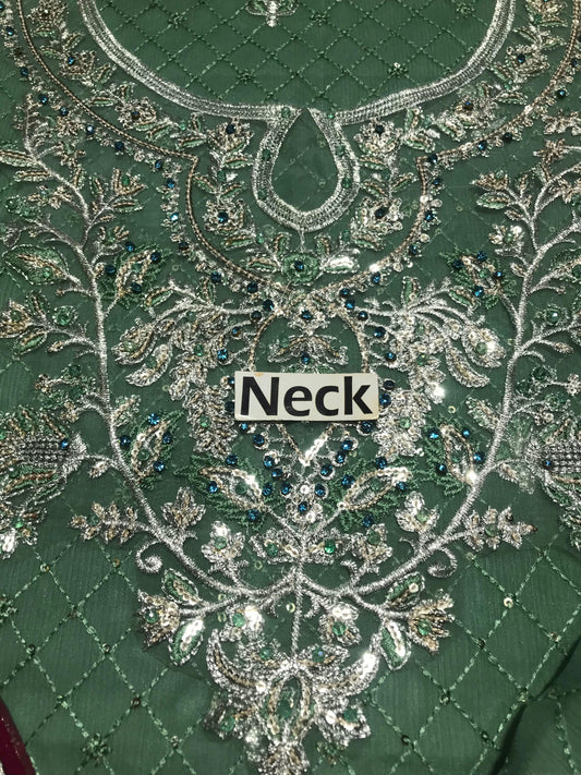 Asim Jofa Unstitched Chiffon Collection | Handwork & Heavy Sequence 3pc Festive Wear