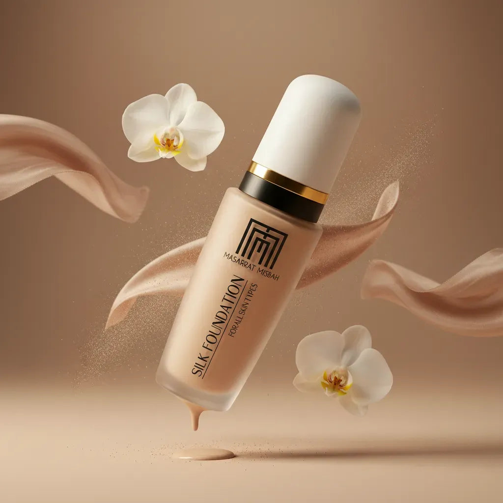 Masarrat Misbah Silk Foundation – Beige