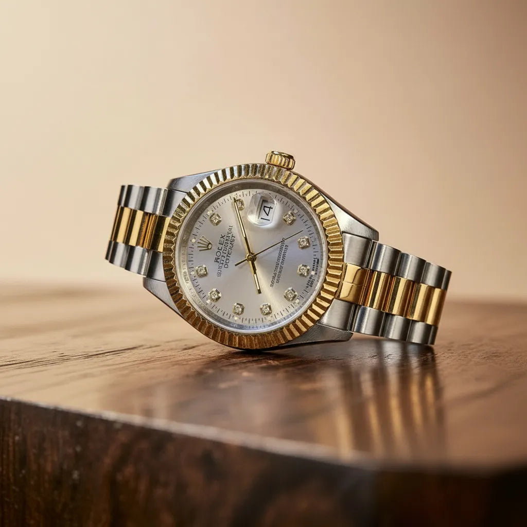 Rolex Datejust 36 Two-Tone Yellow Gold & Steel – Silver Jubilee Diamond Dial