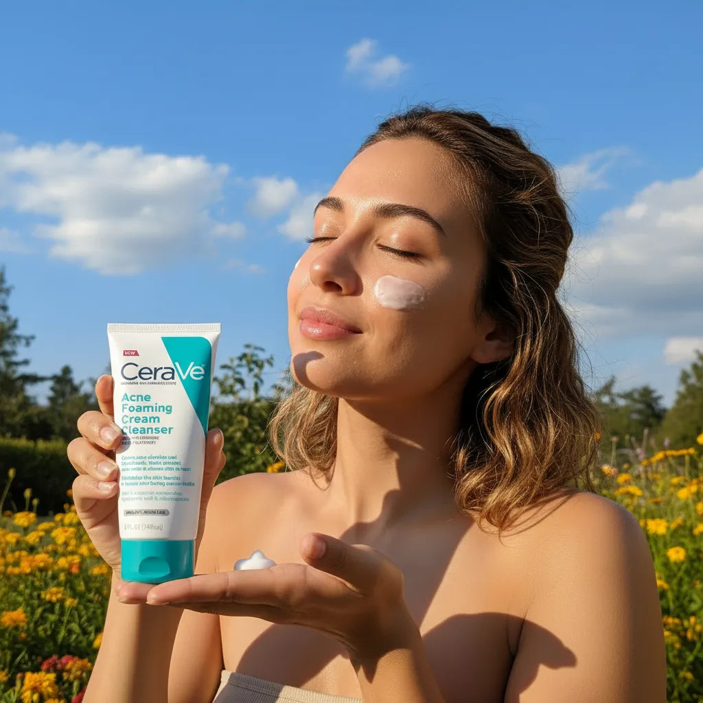 CeraVe Acne Foaming Cream Cleanser