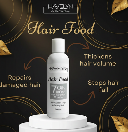 Havelyn Hair Food – 7 Oils In One with 30+ Herbs (200ml)