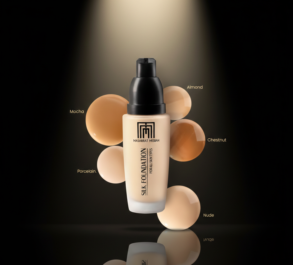 Masarrat Misbah Silk Foundation – Beige