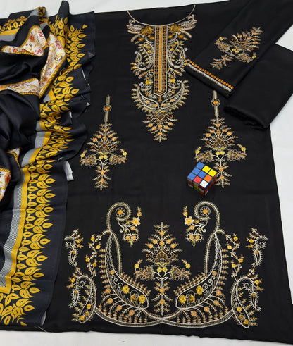 Maria. B 5063 Best Quality Pure 💯 Dhanak Stuff