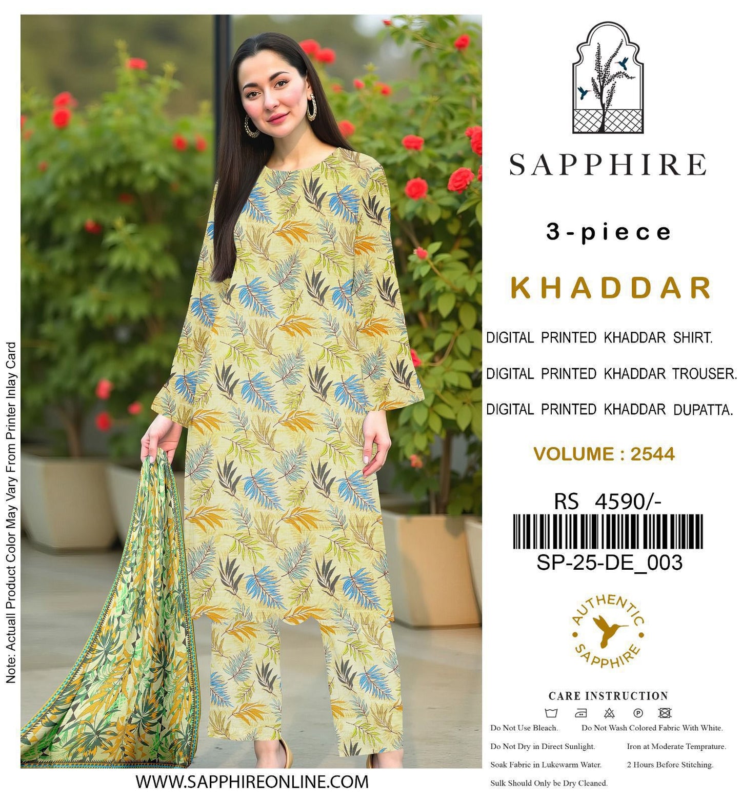 Baroque £ Aznik £ sapphire Premium Khadar Vol