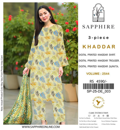 Baroque £ Aznik £ sapphire Premium Khadar Vol