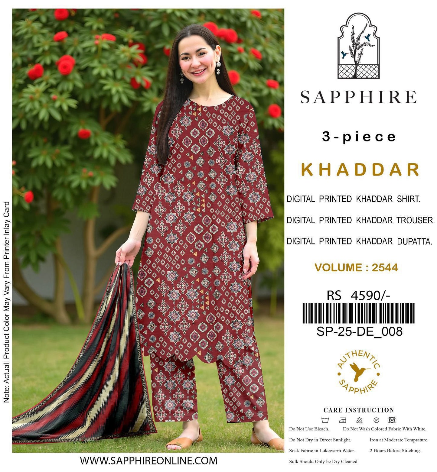 Baroque £ Aznik £ sapphire Premium Khadar Vol