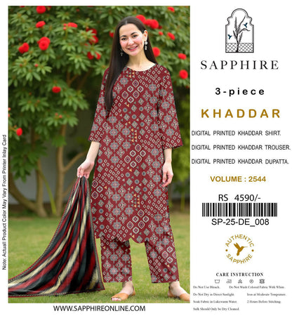 Baroque £ Aznik £ sapphire Premium Khadar Vol