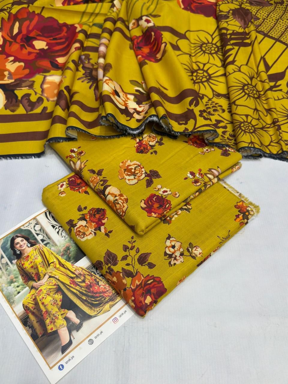 Baroque £ Aznik £ sapphire Premium Khadar Vol