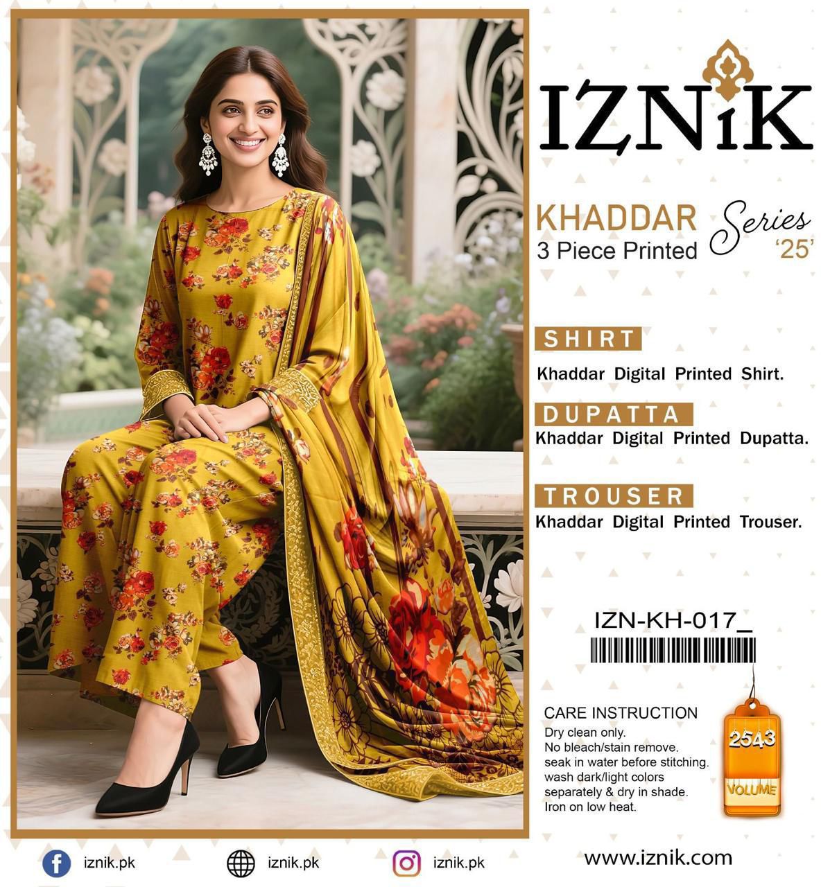 Baroque £ Aznik £ sapphire Premium Khadar Vol