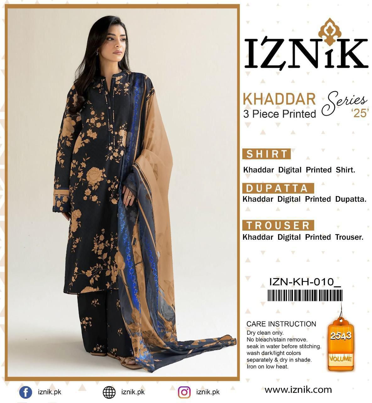 Baroque £ Aznik £ sapphire Premium Khadar Vol