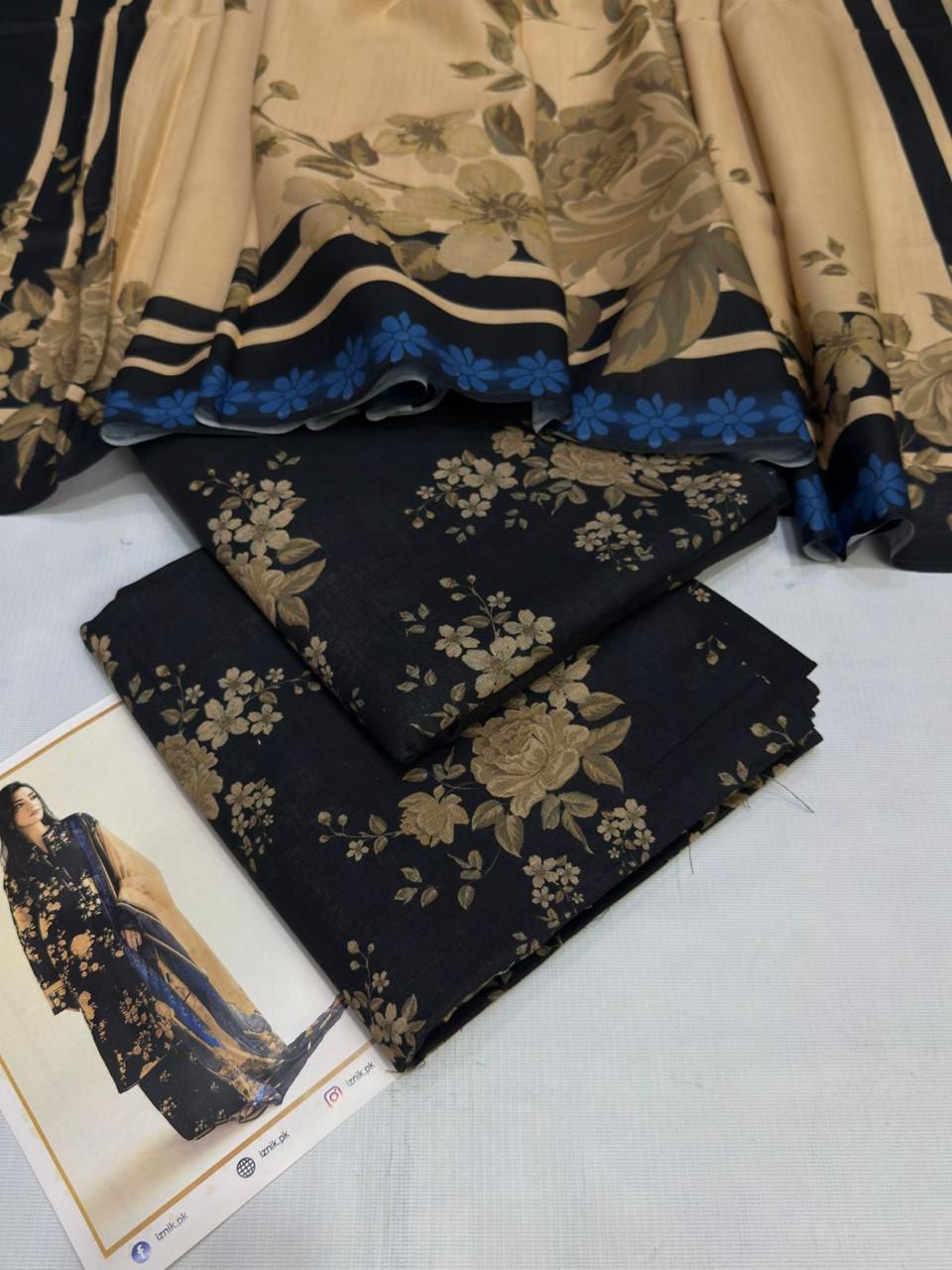 Baroque £ Aznik £ sapphire Premium Khadar Vol
