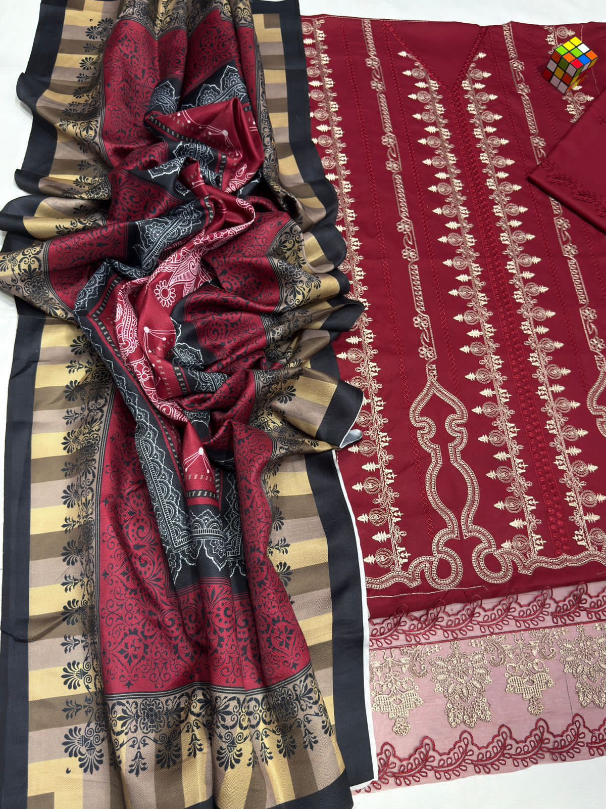 Maria. B 5060 Best Quality Pure 💯 Dhanak Stuff