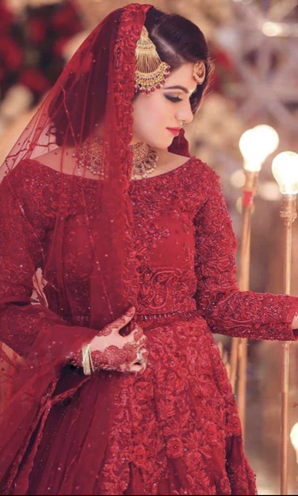 Mariam & Maria Luxury Wedding Edition – MD-340 Heavy Embroidered Net Suit with 3D Florals & Stone Work