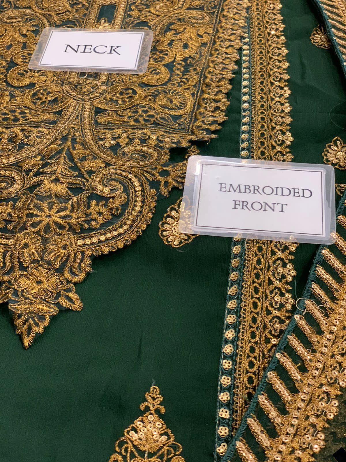 Asim Jofa Rang-e-Noor AJRNC-D18 | Heavy Spengle Work Chiffon Suit