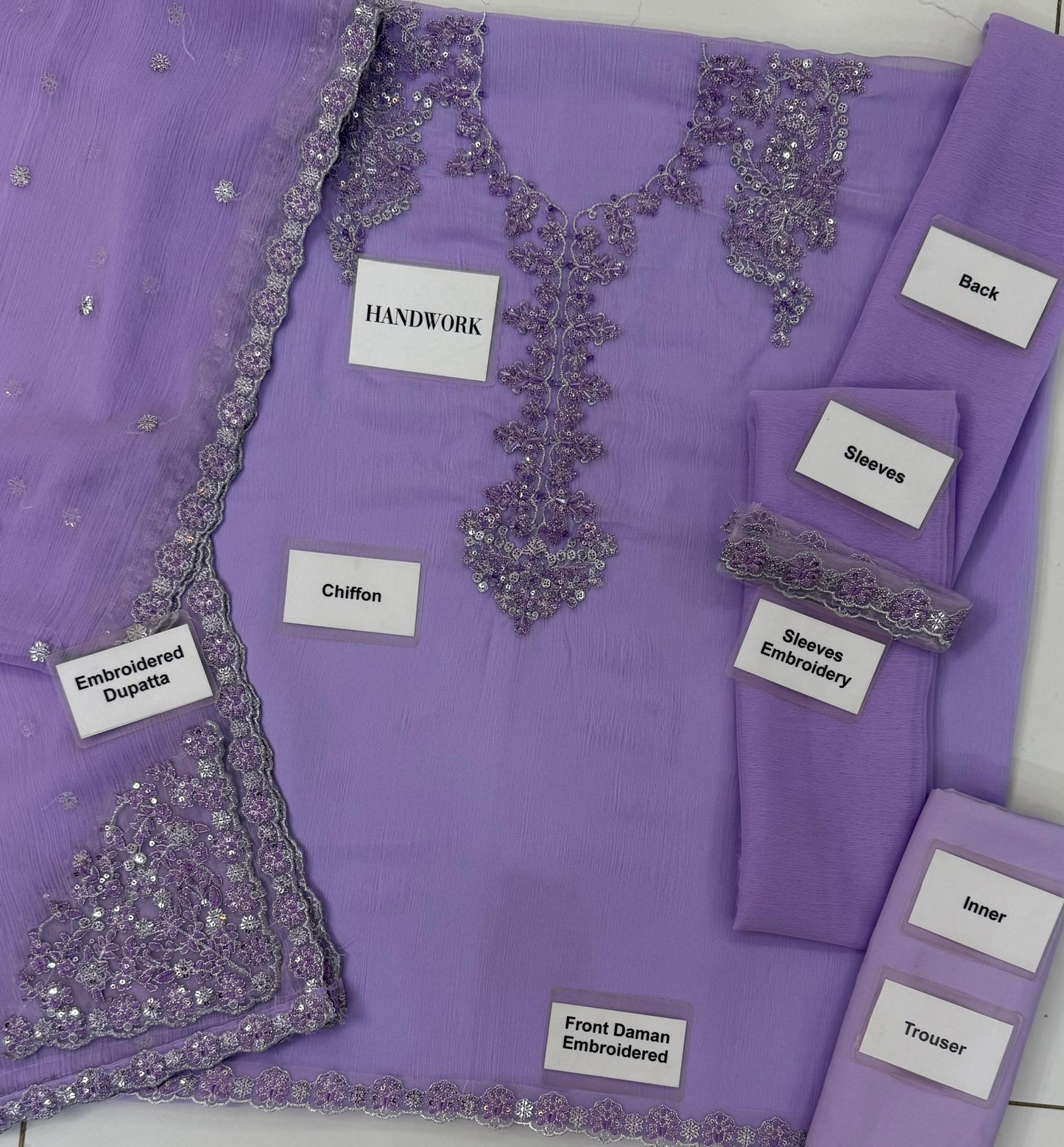 Iznik Luxury Formals UE-479 | Embroidered Chiffon with Addawork & Malai Trouser