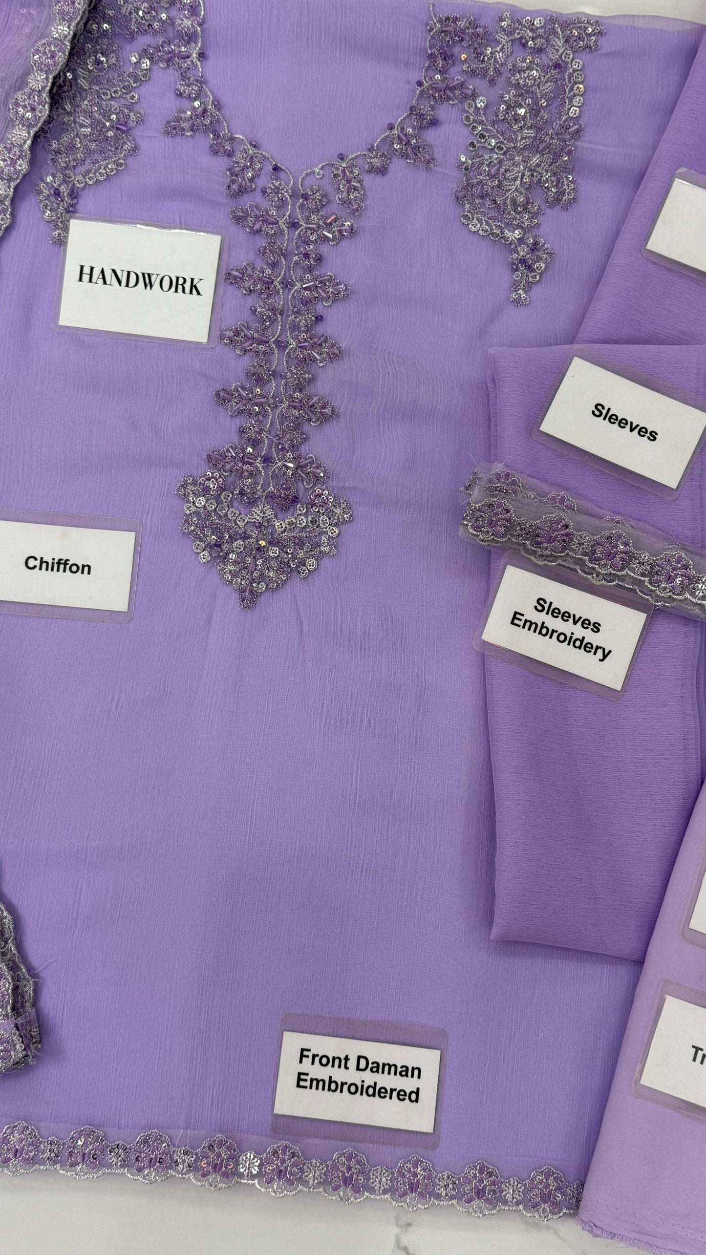 Iznik Luxury Formals UE-479 | Embroidered Chiffon with Addawork & Malai Trouser