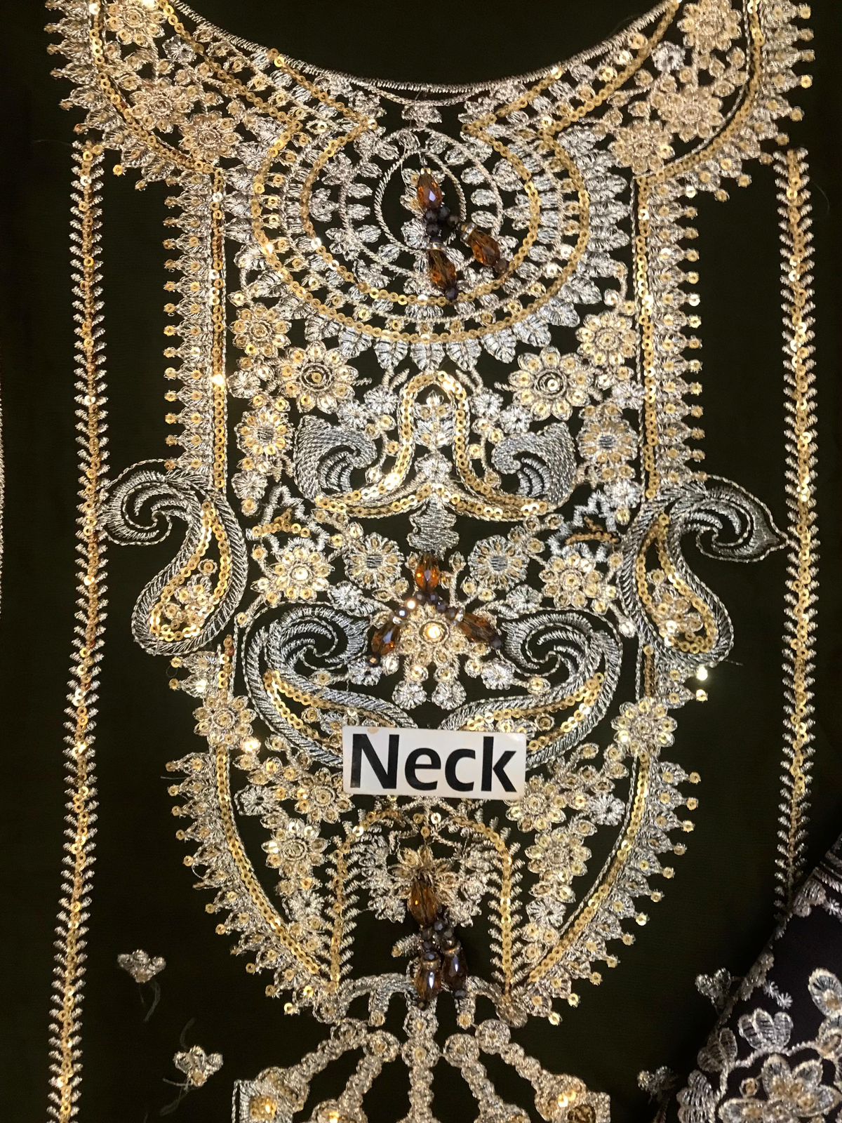 Adan Libas Rang-e-Mehfil 012 | Heavy Embroidered Chiffon Suit with Tassels