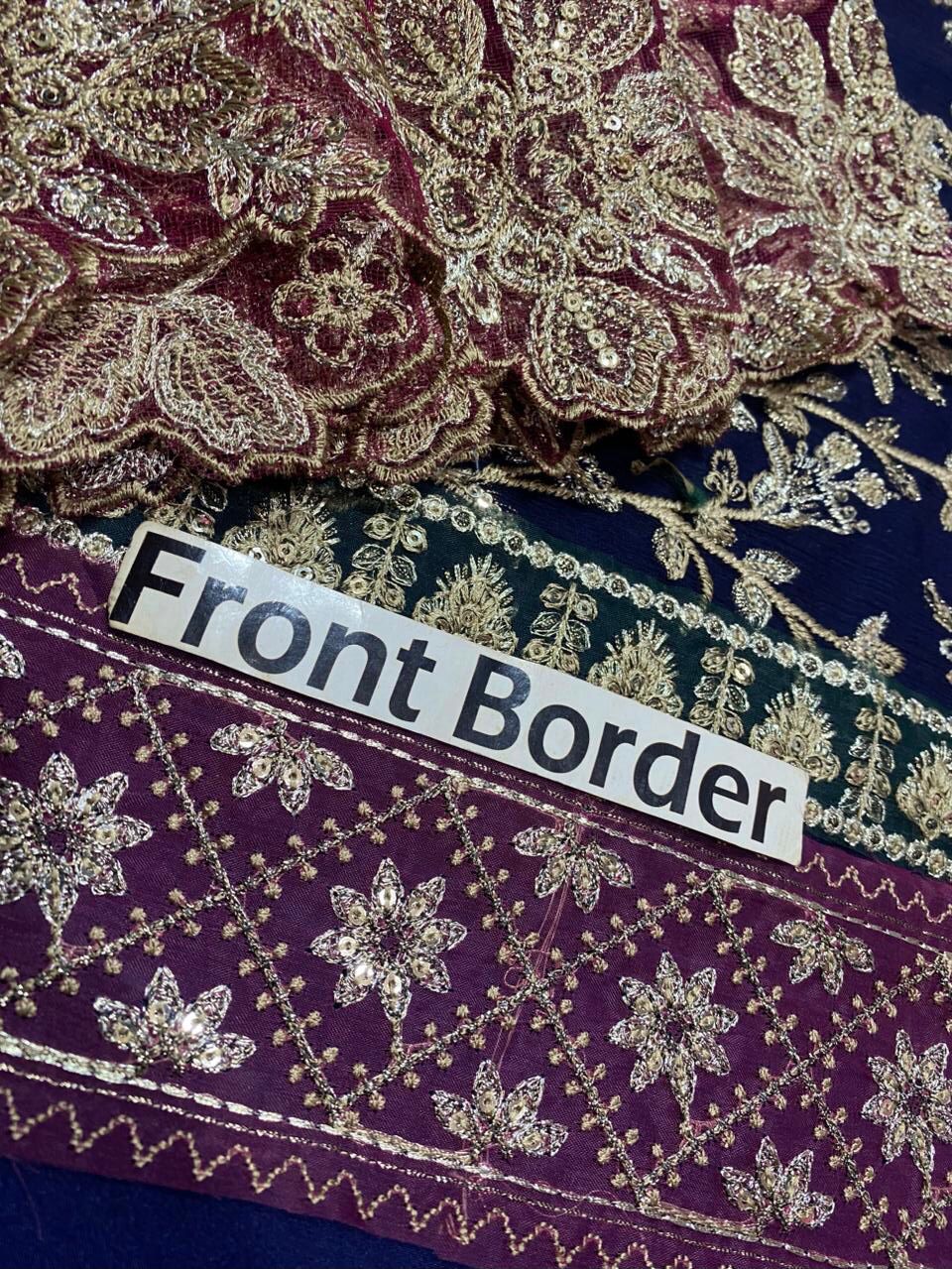 Maryams Heavy Embroidered Chiffon Collection | Shamoz Silk & Net Cutwork Dupatta 3pc