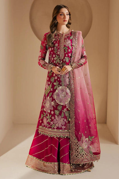 Jazmin Chiffon 3pc: Ready-to-Wear Tie & Dye Dupatta with Embroidered Silk Trouser