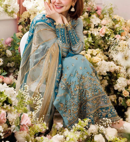 Charizma Festive Edition: Hand-Embellished Adda Work Suit with Hanging Tassels