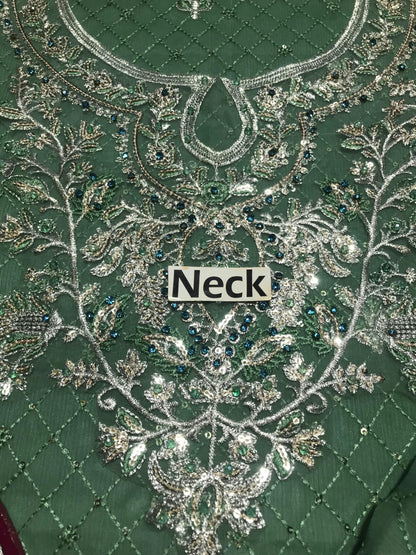 Asim Jofa Unstitched Chiffon Collection | Handwork & Heavy Sequence 3pc Festive Wear