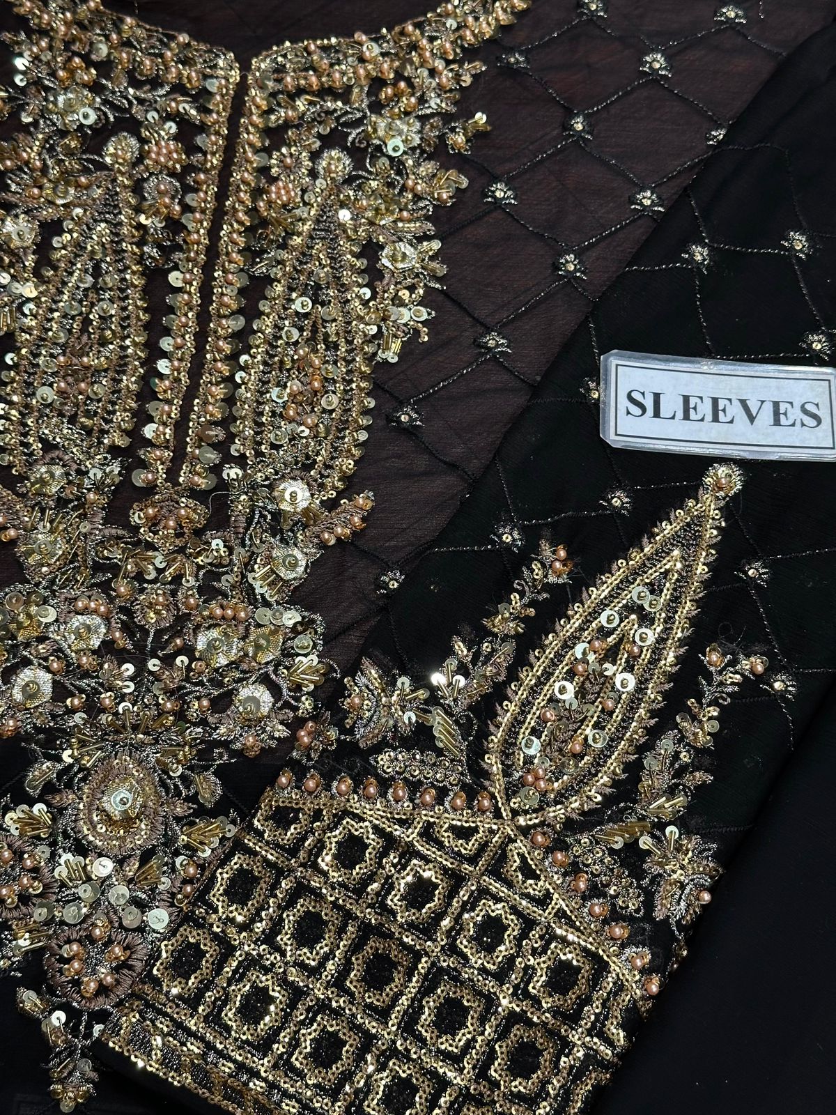 Charizma Festive Collection: Embroidered Chiffon Suit with Premium Raw Silk Trouser