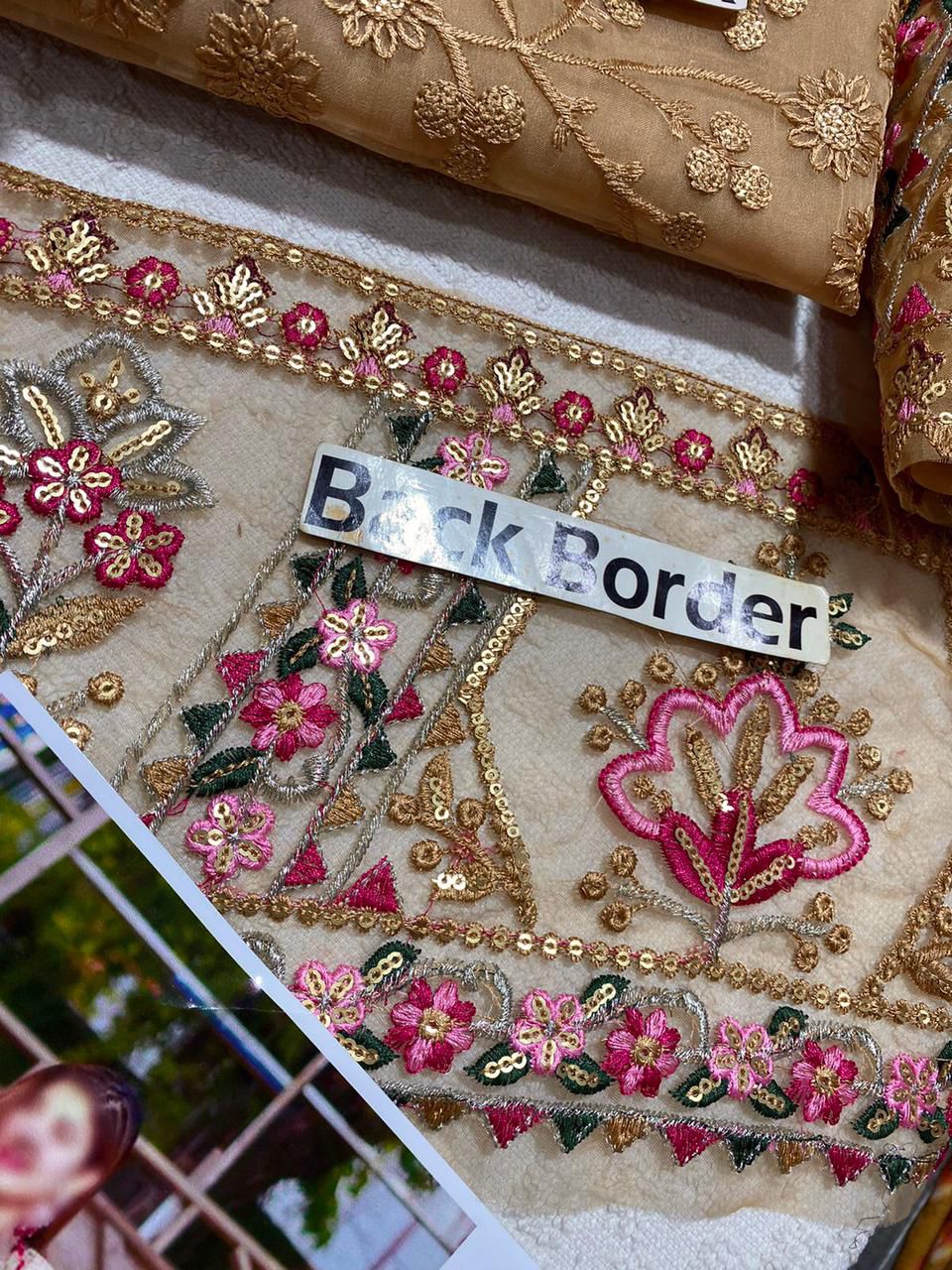 Aneela Embroidered Organza Collection | 4-Side Cutwork Silk Dupatta & Shamoz Silk 3pc