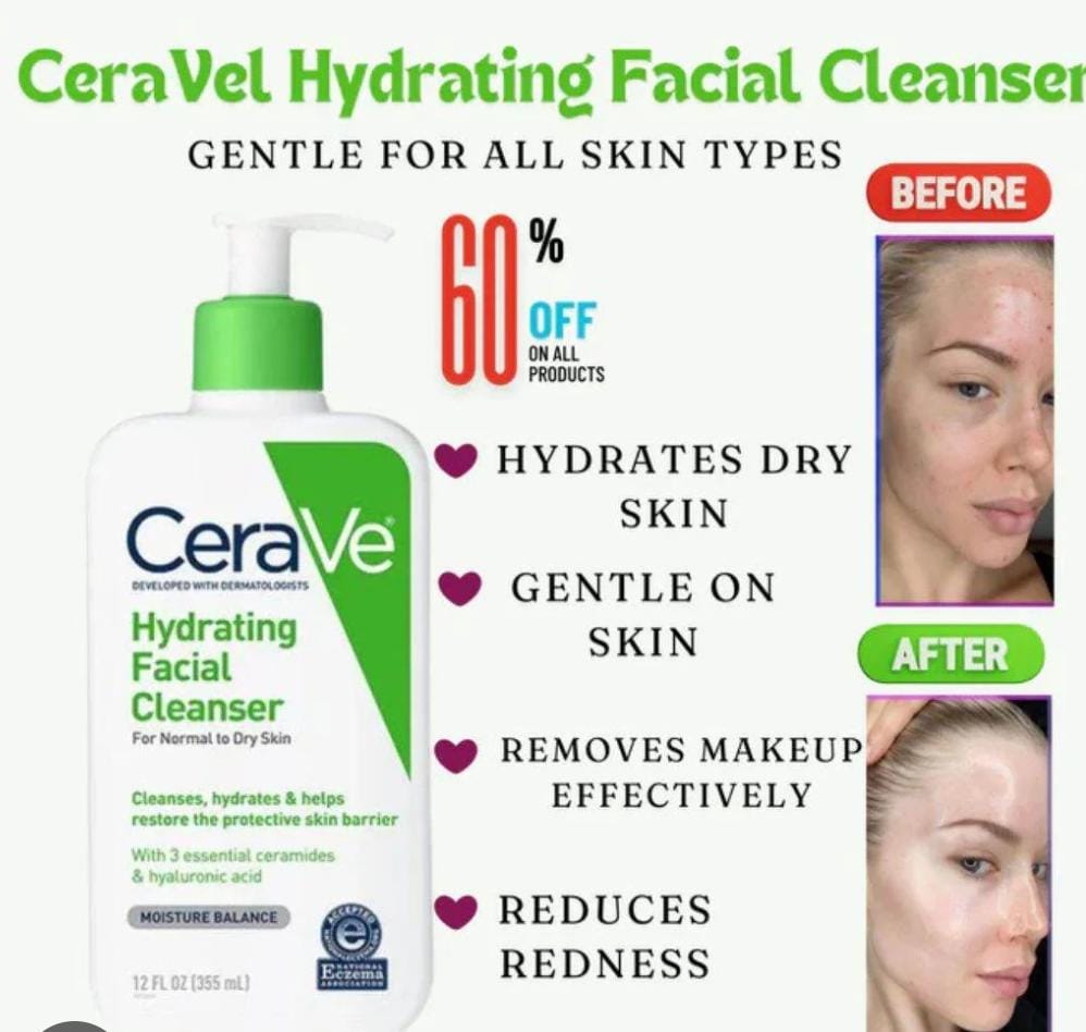 CeraVe Hydrating Facial Cleanser