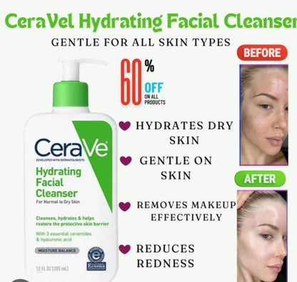 CeraVe Hydrating Facial Cleanser