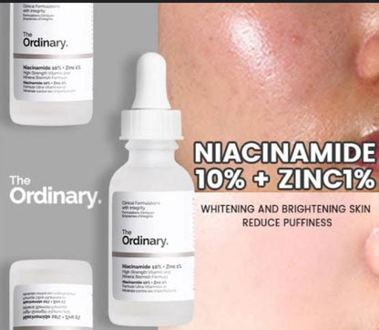 The Ordinary Niacinamide 10% + Zinc 1% (30ml) – High-Strength Blemish & Oil Control Formula