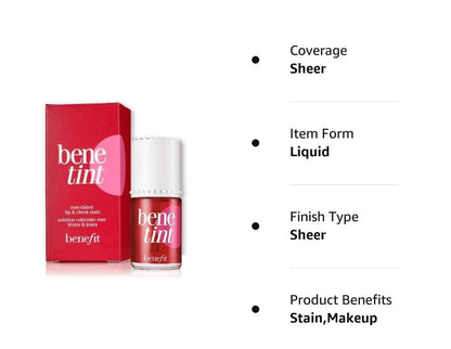 Benefit Cosmetics Benetint | Rose-Tinted Lip & Cheek Stain