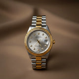Rolex Datejust 36 Two-Tone Yellow Gold & Steel – Silver Jubilee Diamond Dial