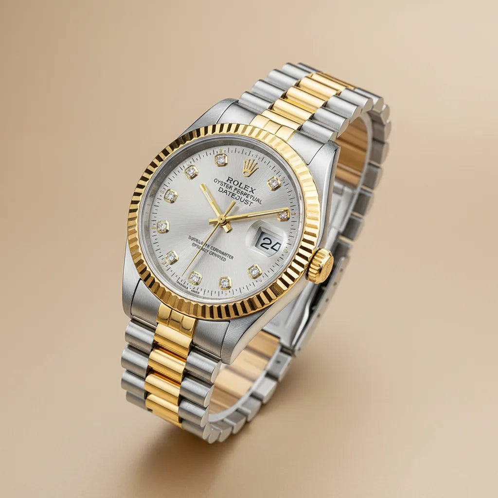 Rolex Datejust 36 Two-Tone Yellow Gold & Steel – Silver Jubilee Diamond Dial